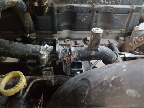 6.7 cummins heater hose connector leak|Egr coolant bypass hose leak solution 6.7 cummins